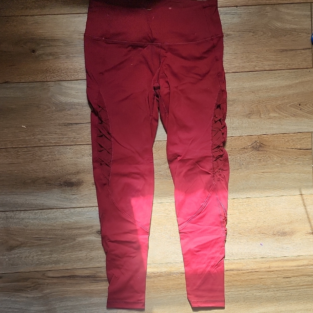 Victoria's Secret  Burgundy Leggings